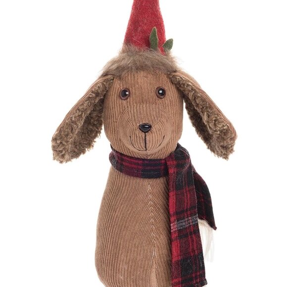 Corduroy Dog Door Stop - Picture 2 of 2